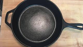 How to season a cast iron skillet on the stovetop [upl. by Annawak]