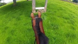 XC Thrills and Spills  Crown Farm  Helmet Cam [upl. by Manthei]