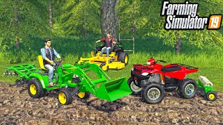 SPRING FOOD PLOTS 100000 IN NEW LAND  ROLEPLAY FARMING SIMULATOR 2019 [upl. by Annas223]