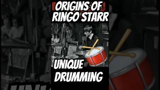 Origins of Ringo Starrs unique drumming style shorts thebeatles ringostarr drums [upl. by Ahtamas]