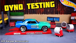 How to make 164 accessories Car DYNO for Hot Wheels [upl. by Grosmark]