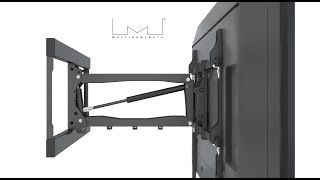 M Pull Down Full Motion Flexarm  Installation video [upl. by Maryn]