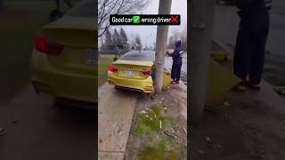 BMW Driver Tries to Speed in the Rain… And Crashes 🌧️💥 [upl. by Elatnahc765]