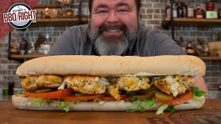 The Most DELICIOUS Crab Cake PoBoy [upl. by Buchalter669]