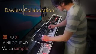 Dawless Minilogue XD x JDXI x Volca Sample [upl. by Sochor]