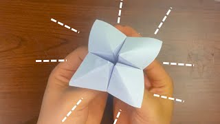 How to Make a Paper Fortune Teller 🔴 EASY Origami Fortune Teller 👀 Diy Antistress Toy [upl. by Tamara]