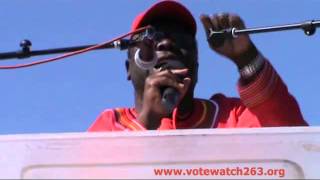 Morgan Tsvangirai  Full speech of address at Mkoba MDCT Rally [upl. by Tarrsus]