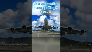 Best Airport For Plane Spotting if You 🤯 🤯 aviation planes avgeeks airline flight 747 [upl. by Tiena994]