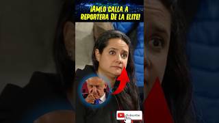 AMLO CALLA A REPORTARÁ CHAYOTERA🚨🚨viralvideo ultimahora shortvideo [upl. by Raychel]