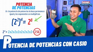 POTENCIA DE POTENCIAS CON CALCULADORA [upl. by Crean]