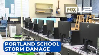 Portland region schools sustain storm damage repairs could take months [upl. by Paugh17]