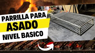 COMO Fabricar UNA PARRILLA para Asado Argentino simple y fácil de hacer [upl. by Ynafit]