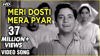 Meri Dosti Mera Pyar Video Song  Dosti  Mohammad Rafi Hit Songs  Laxmikant Pyarelal [upl. by Cristiano]