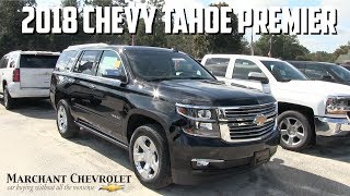 The 2018 Chevrolet Tahoe with Premier Package  Walkaround Review  Marchant Chevy [upl. by Irv]