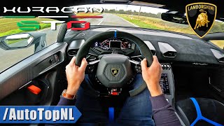 LAMBORGHINI HURACAN STO DRIVE amp SLIDE by AutoTopNL [upl. by Netaf]