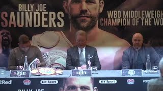 Saunders on Lemieux win potential fights with Canelo Golovkin and Jacobs  Full press conference [upl. by Christoper]