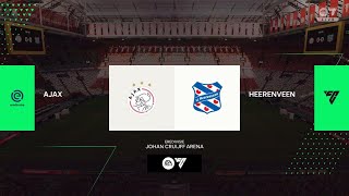 Ajax vs SC Heerenveen 11082024 Eredivisie EA FC 24 [upl. by Assenav]