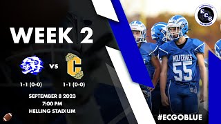 ECS Football Week Two  Ellwood City vs Carlynton 090823  700 PM [upl. by Elegna]