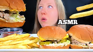 ASMR BIG MAC SLOPPY JOES MUKBANG EATING SOUNDS [upl. by Row]