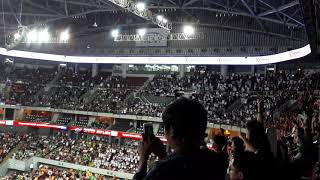 Uaap Cheerdance Competition Announcement  UP crowd shouting for Adamson [upl. by Elkraps]