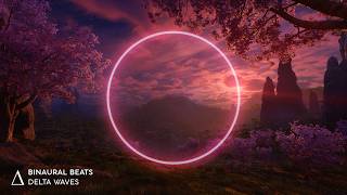 DREAM WAVES 🎧 Sleep Music Delta 2Hz Binaural Beats Insomnia Healing 🌸 Spring Ambience [upl. by Coleville767]