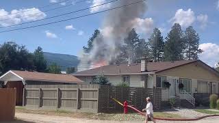 Marysville BC house fire July 13 2024 [upl. by Hadwin]