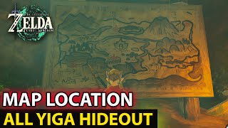 Where You Can Find Map Location All Yiga Hideout Guide In Zelda Tears of the Kingdom [upl. by Tierney]