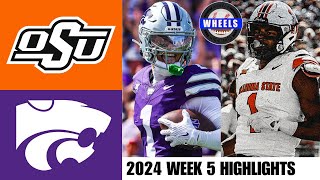 20 Oklahoma State vs 23 Kansas State  Full Game Highlights  2024 College Football Highlights [upl. by Wilfreda]