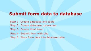 How to Store Form data in CSV File using PHP [upl. by Floris]