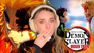 SET YOUR HEART ABLAZE 🔥this destroyed me Demon Slayer MUGEN TRAIN Movie Reaction [upl. by Krigsman]