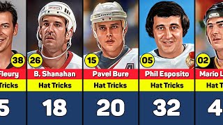 Most Hat Tricks in NHL History [upl. by Biel]