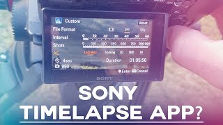 How I Use The Sony Timelapse App [upl. by Lais509]