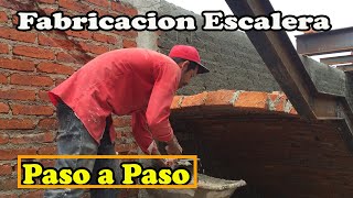 Técnicas de construcción de escaleras con ladrillo  Arte colocando ladrillos en pendiente [upl. by Turro222]