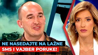 Ne nasedajte na lažne SMS i Vajber poruke  Mikica Ivošević  URANAK1 [upl. by Aetnuahs35]