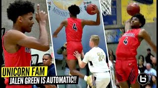 UnicornFam Jalen Green Makes It Look EASY Got That Thing On Automatic [upl. by Irodim]