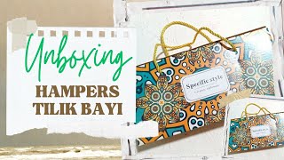 Unboxing Hampers Tilik Bayi [upl. by Atnuahc]