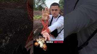 Dragon Ball Goku Rope Coiling Method Coil your rope like a pro campingtips outdoorskills camping [upl. by Delphine]