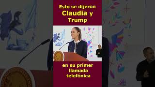 🤩💖REVELACIÓN  Esto se dijeron CLAUDIA Y TRUMP en su primer llamada telefónica [upl. by Brighton]