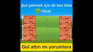 Şut çekmek için iki kez tıkla trendingshortsforyoueditfootball [upl. by Amersham]