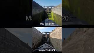 E14  Now and Then  Chesterfield Canal minimallist narrowboat timehop [upl. by Oicnecserc]