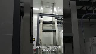 Stainless Steel Cargo Lift for Cleanroom Applications [upl. by Ardet]