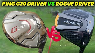 Ping G20 Driver vs Callaway Rogue Driver Review and Comparison [upl. by Marabelle]