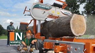 Das mobile NorwoodBandsägewerk LumberPro HD36 – Manuell oder hydraulisch … Sie haben die Wahl [upl. by Oos]