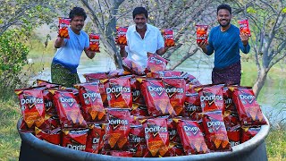 DORITOS FRIED CHICKEN  DORITOS EASY CHICKEN SNACK [upl. by Rebak]