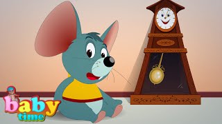 Hickory Dickory Dock  Nursery Rhyme With Lyrics  Songs for Children [upl. by Borrell]