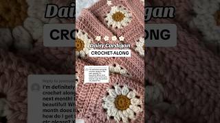 This is how we will work on the daisy cardigan over 4 weeks in our CROCHETALONG grannysquares [upl. by Hcab852]