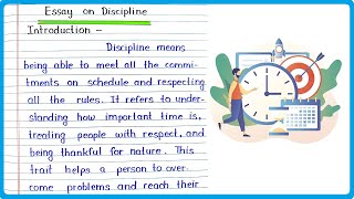 Essay on Discipline in English Write an Essay on Discipline Discipline par Essay English mein [upl. by Pip409]