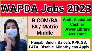 WAPDA Jobs 2023 I How to apply I Male amp Female I FA MATRIC I Sanam Dilshad [upl. by Case]