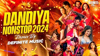 Nonstop Dandiya 2024  Definite Music  Marathi amp Hindi amp South  Trending Songs  Nonstop Garba Mix [upl. by Nanice]