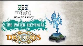 How To Paint  Drakerys  The Water Elemental [upl. by Lirbij602]